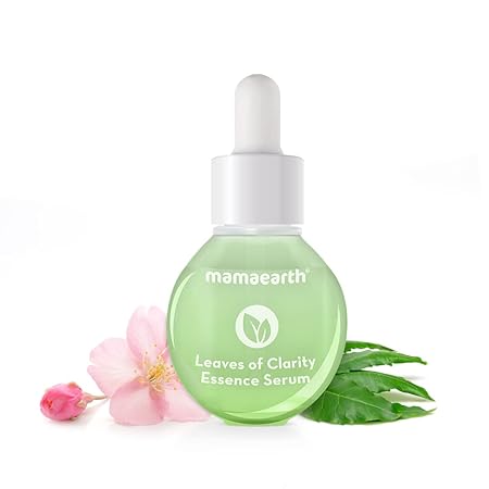 Mamaearth Leaves Of Clarity Essence Face Serum For Acne Prone With Neem & Salicylic Acid For Clear Skin, 30ml