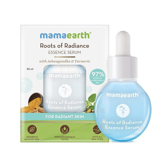 Mamaearth Roots of Radiance Essence Serum, For Brighting Skin  (30 ml)