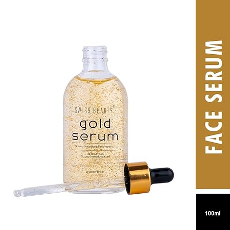 Swiss Beauty 24 K Gold Face Serum, 100ml