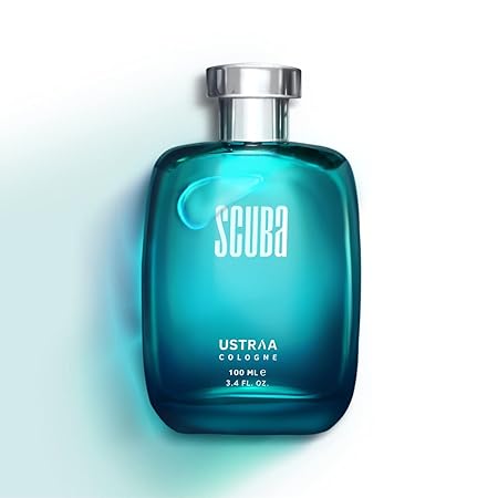 Ustraa Scuba Cologne - 100ml - Perfume for Men | With lively, spicy and deep aquatic notes