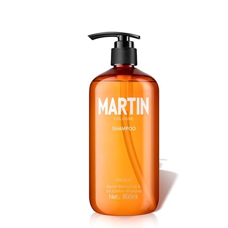 Martin 500ml Moisturizing Shampoo for Men, Cologne Fragrance Anti-dandruff Oil Control Clean Shampoo