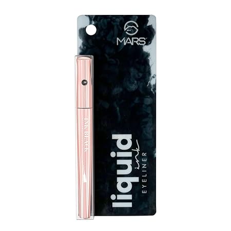 MARS Long Lasting Liquid Ink Black Pen Eye liner | Matte Finish & Waterproof Eyeliner (1ml) (Black Ink) Combo Pack of 3