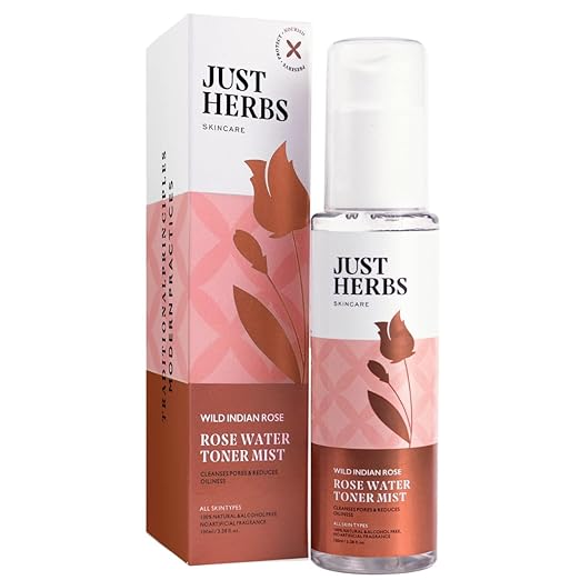 Just Herbs Natural Alchol Free Rose Water Spray