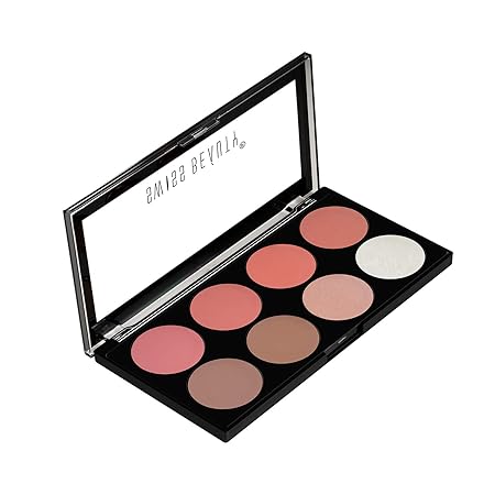 Swiss Beauty Ultra Blush Palette with highly blendable Shade-2, 16gm