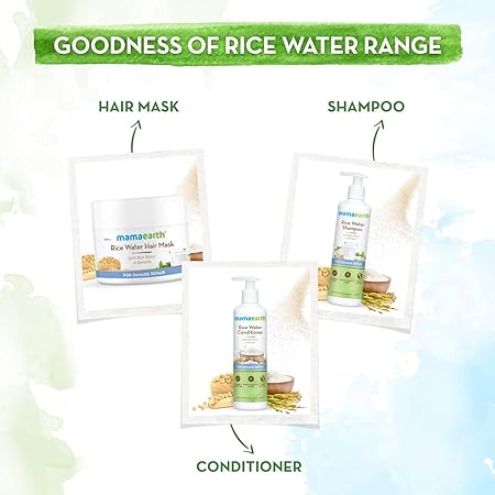 Mamaearth Rice Water For All Types Hair Mask With Rice Water & Keratin 200g