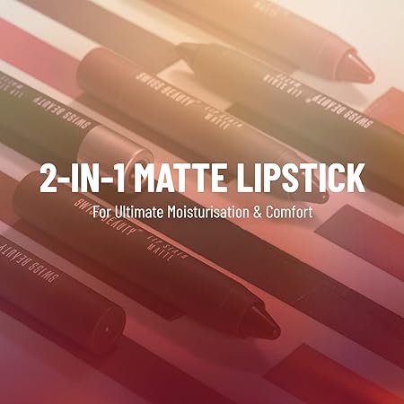 Swiss Beauty Stain Matte Lipstick | Long Lasting