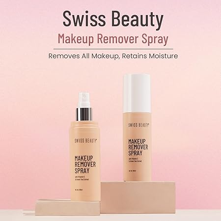 Swiss Beauty Makeup Remover Spray for Waterproof Makeup Removal & Dirt | 100ml