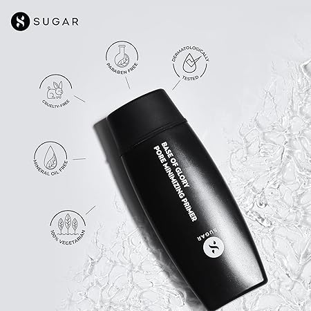 SUGAR Cosmetics Base Of Glory Pore Minimizing Primer | Oil Control | Blurs Pores | 30ml