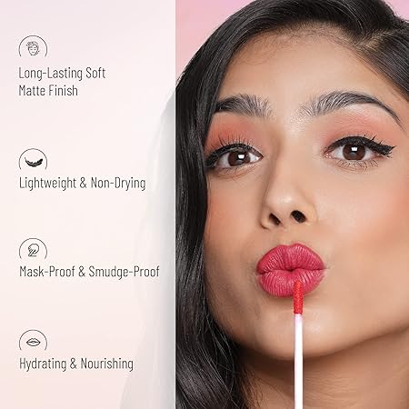 Swiss Beauty Soft Matte Lip Cream Weightless Lipstick | Long Lasting Lipstick With Velvety Finish