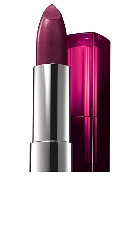 Maybelline New York Color Sensational Powder Matte Lipstick,  REFINED WINE 82, 3.9g