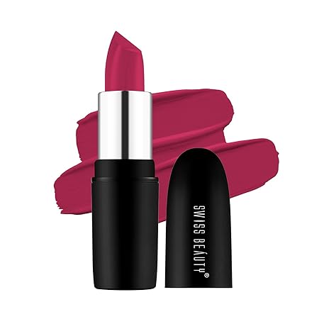 Swiss Beauty Pure Matte Creamy Lipstick & Stain Matte Lipstick