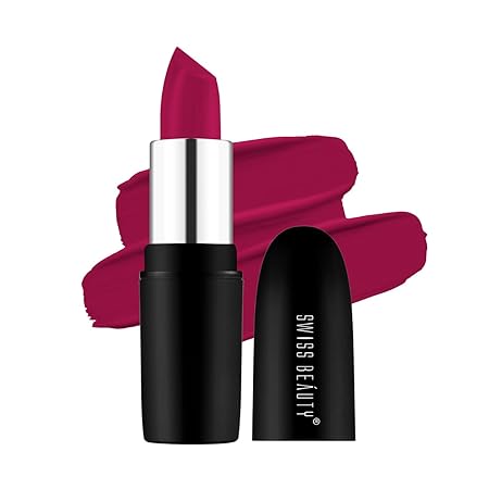 Swiss Beauty Pure Matte Creamy Lipstick & Stain Matte Lipstick