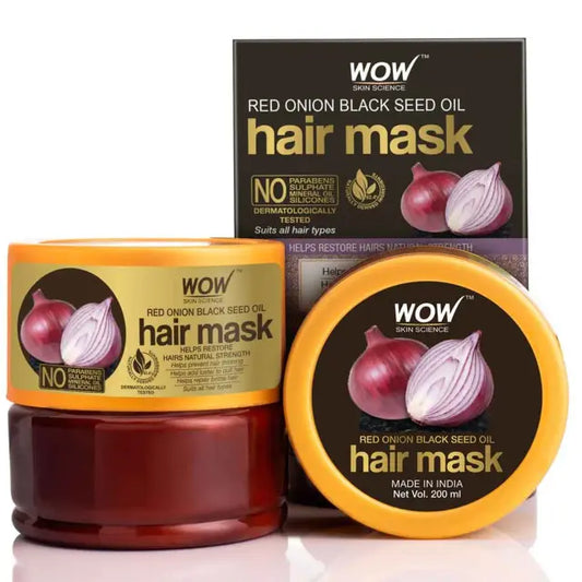 WOW Skin Science Red Onion Black Seed Oil Hair Mask (200ml)